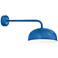 RLM Dome 10" High Blue Outdoor Wall Light