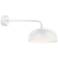 RLM Dome 10" High Gloss White Outdoor Wall Light