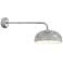 RLM Dome 12 3/4" High Galvanized Outdoor Wall Light