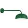 RLM Dome 12 3/4"H Hunter Green Outdoor Wall Light