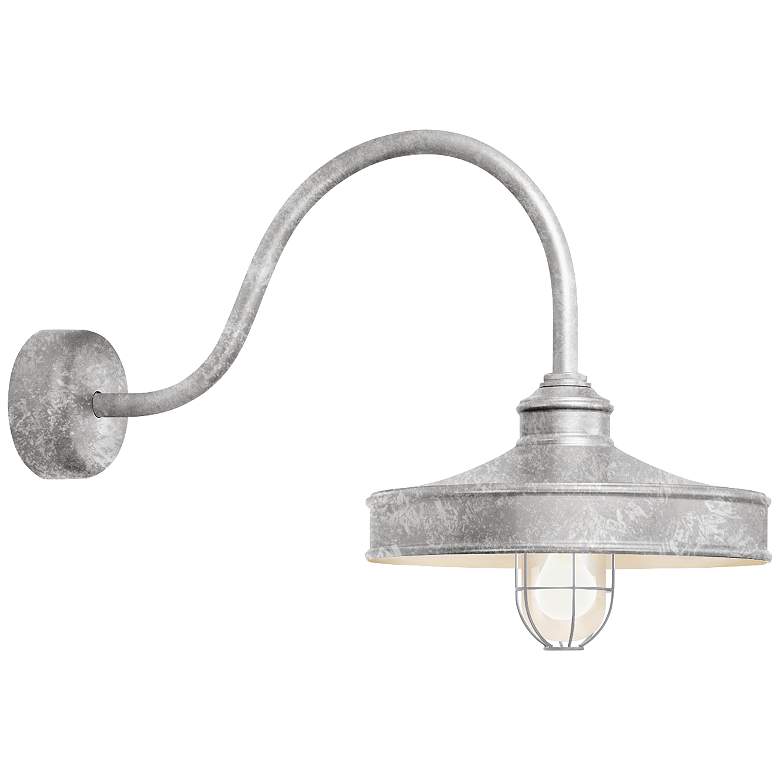 Image 1 RLM Nostalgia 18" High Outdoor Wall Light in Galvanized