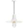 RLM Radial Wave 7"H Gloss White Outdoor Hanging Light