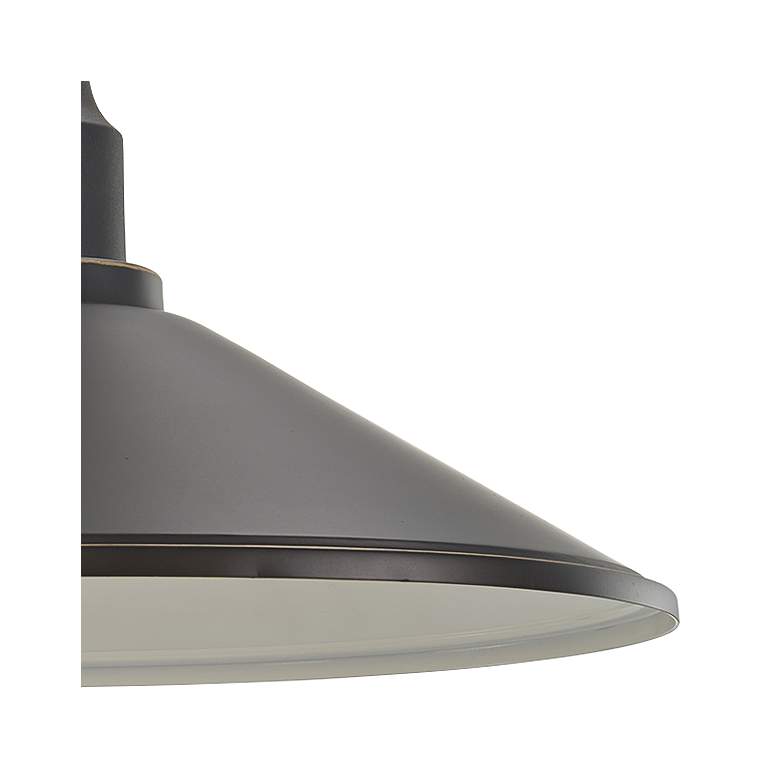 Image 2 RLM Series 13 1/4" Bronze and Black Outdoor Barn Wall Light more views