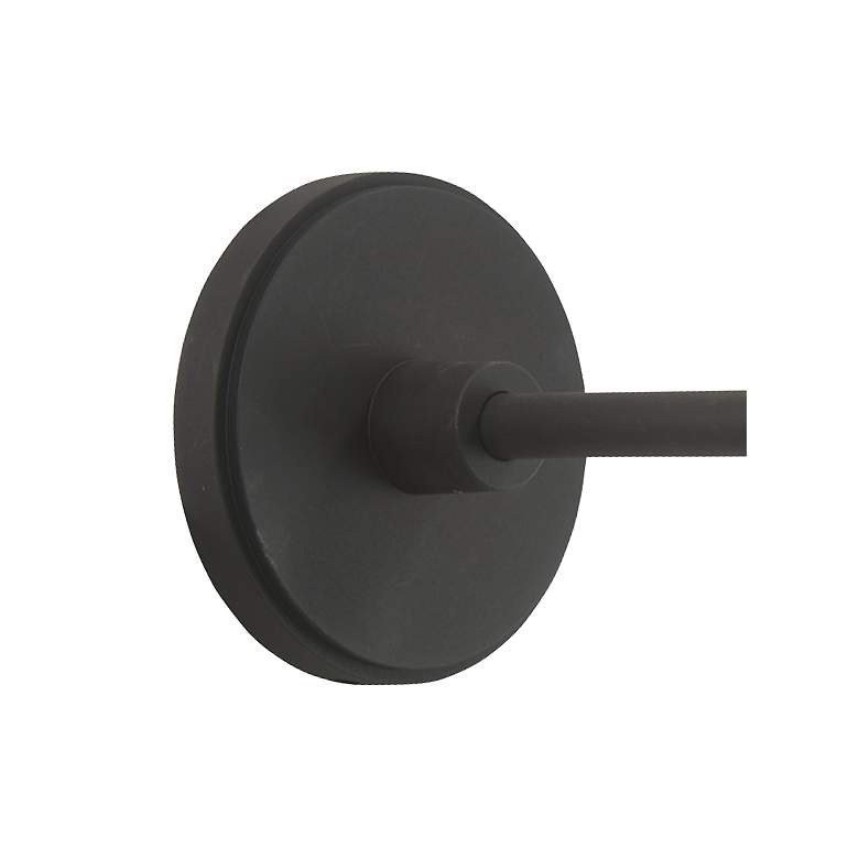 Image 3 RLM Series 13 3/4" High Black and Iron Outdoor Wall Light more views