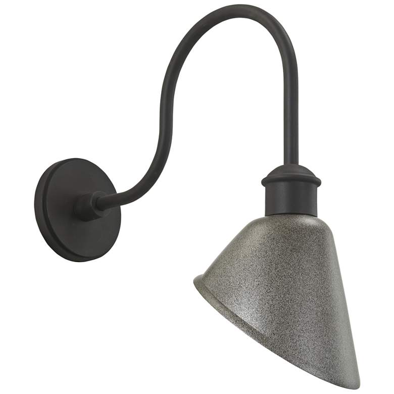 Image 1 RLM Series 20" Silver and Black Outdoor Barn Wall Light