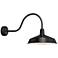 RLM Standard 19" High Black Outdoor Wall Light