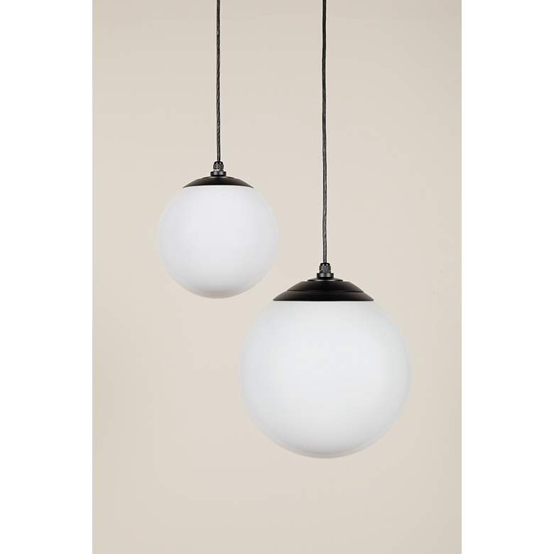 Image 2 Rlm Structure 12" Wide Matte Black Mini Pendant more views