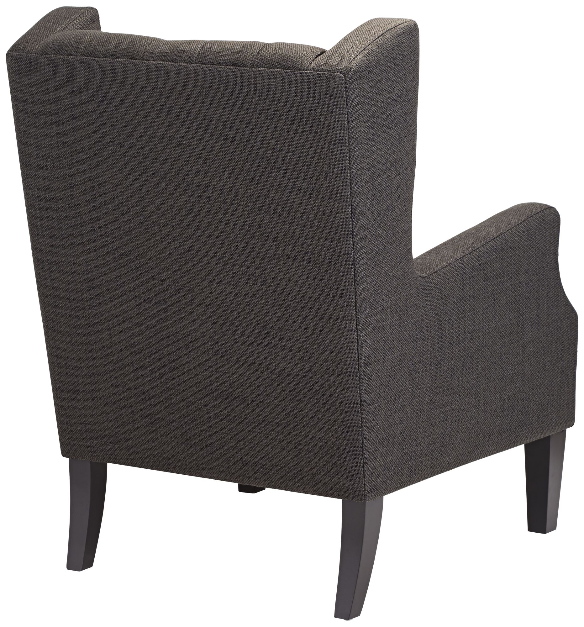 Roan Charcoal Gray Wingback Button Tufted Accent Chair 7D057 Lamps