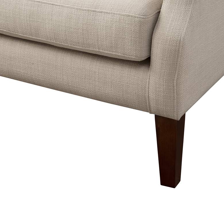 Image 4 Roan Linen Wingback Button Tufted Accent Chair more views