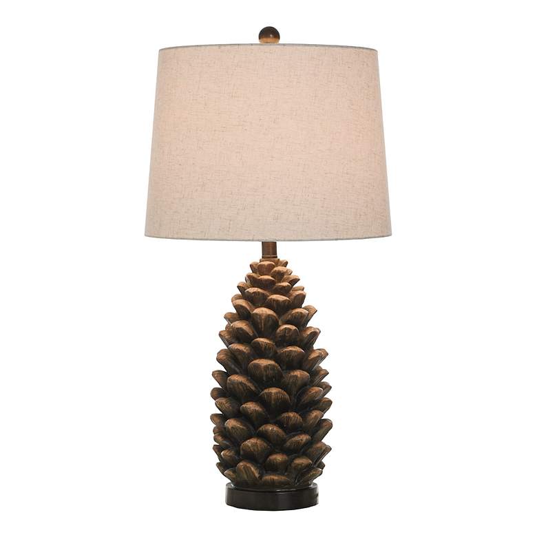 Image 2 Roanoke 30.75" High Acron Rustic Table Lamp more views