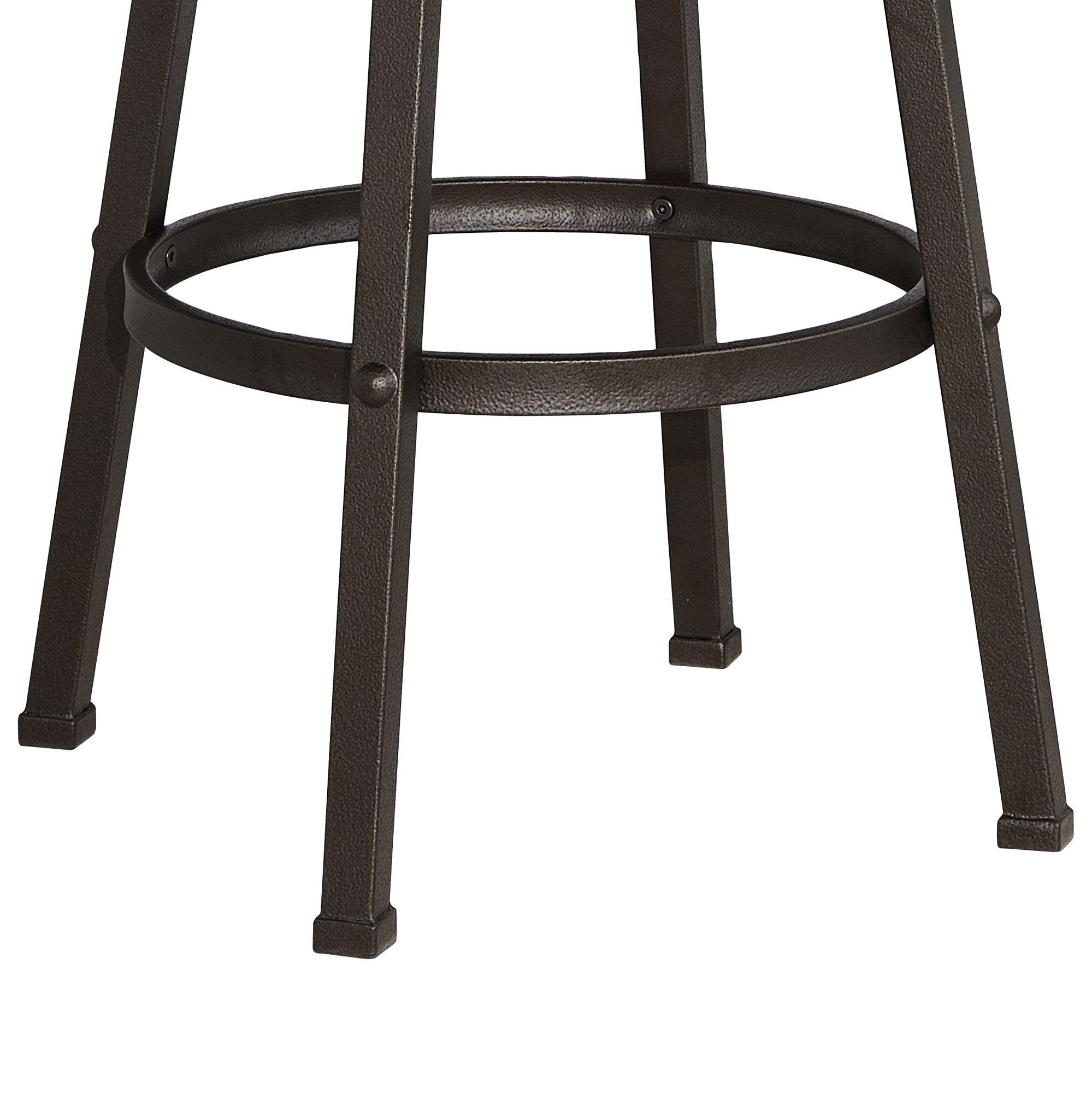 roark dark bronze adjustable swivel bar stools set of 2