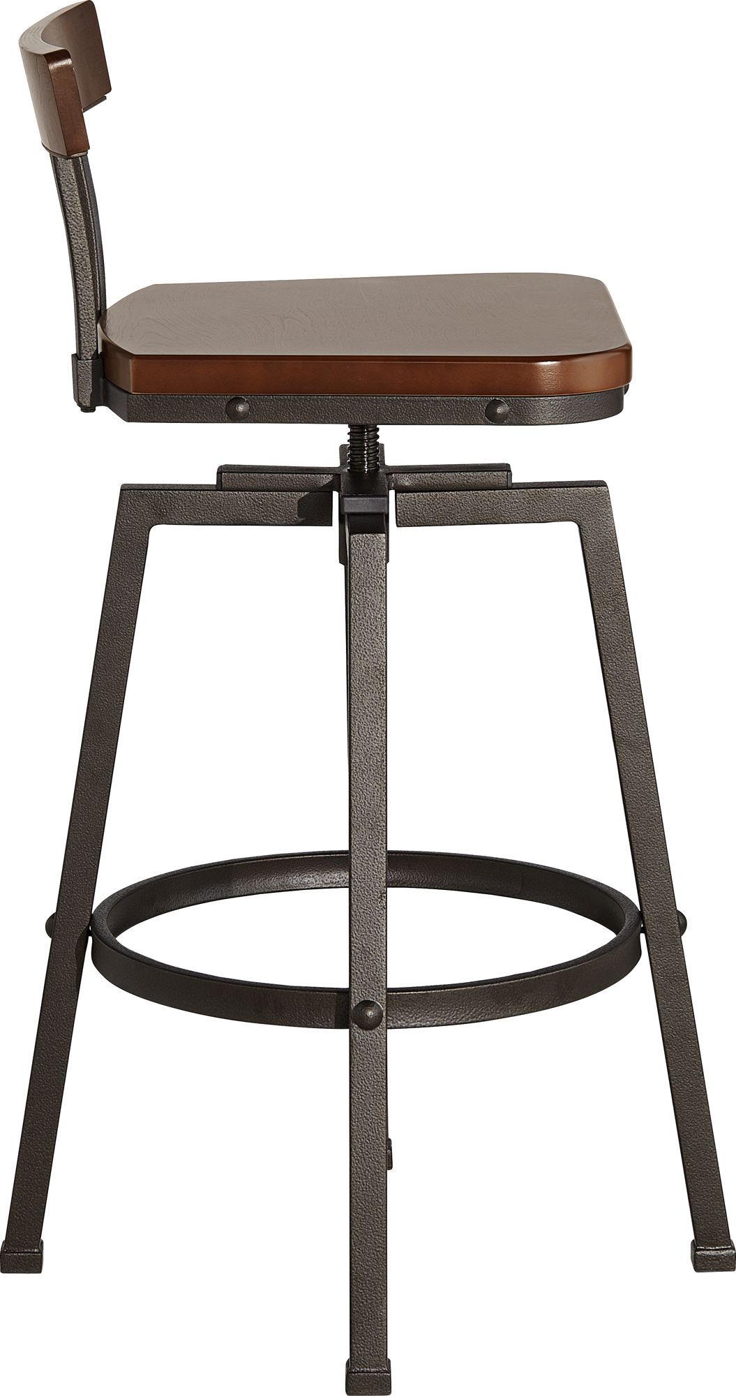 roark dark bronze adjustable swivel bar stools set of 2