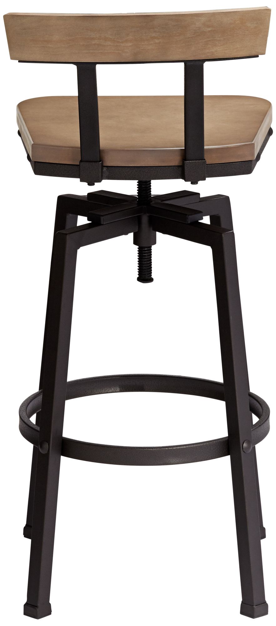 Roark Hammered Bronze Swivel Adjustable Stools Set of 2