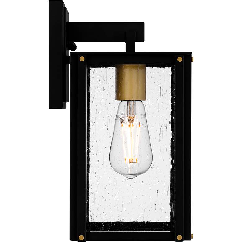 Image 6 Robbins 1-Light Matte Black Outdoor Wall Lantern more views