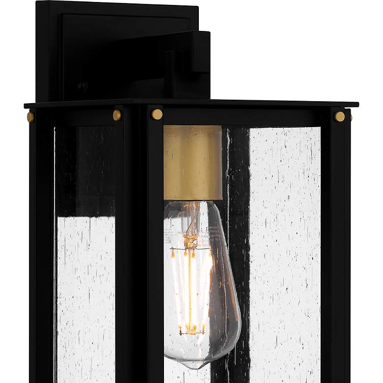 Image 7 Robbins 1-Light Matte Black Outdoor Wall Lantern more views
