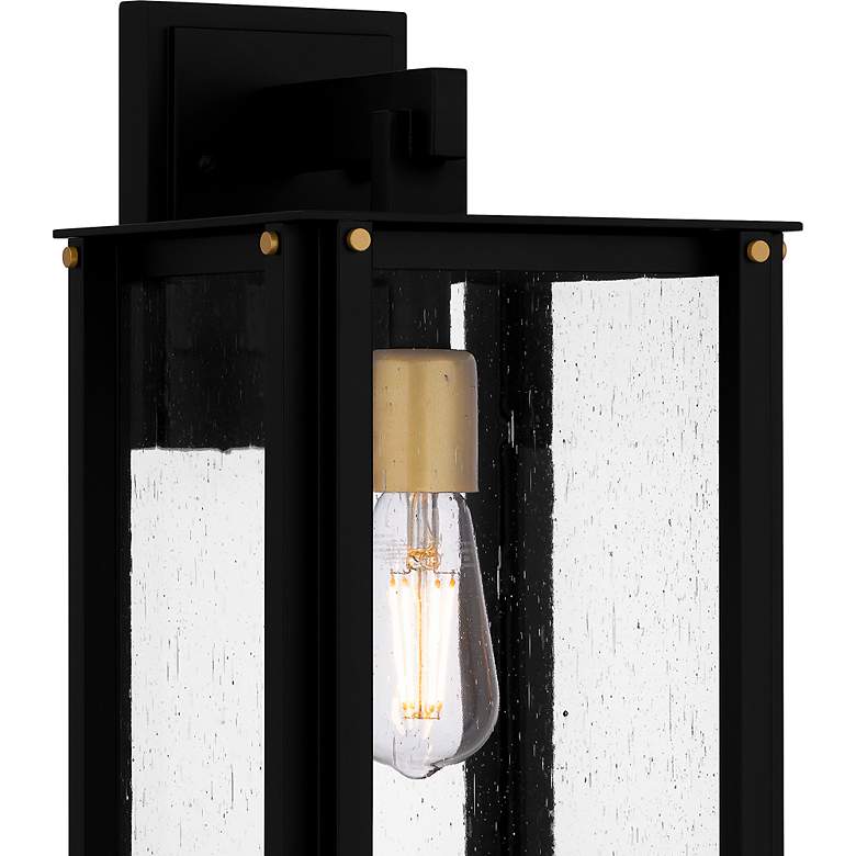 Image 5 Robbins 1-Light Matte Black Outdoor Wall Lantern more views