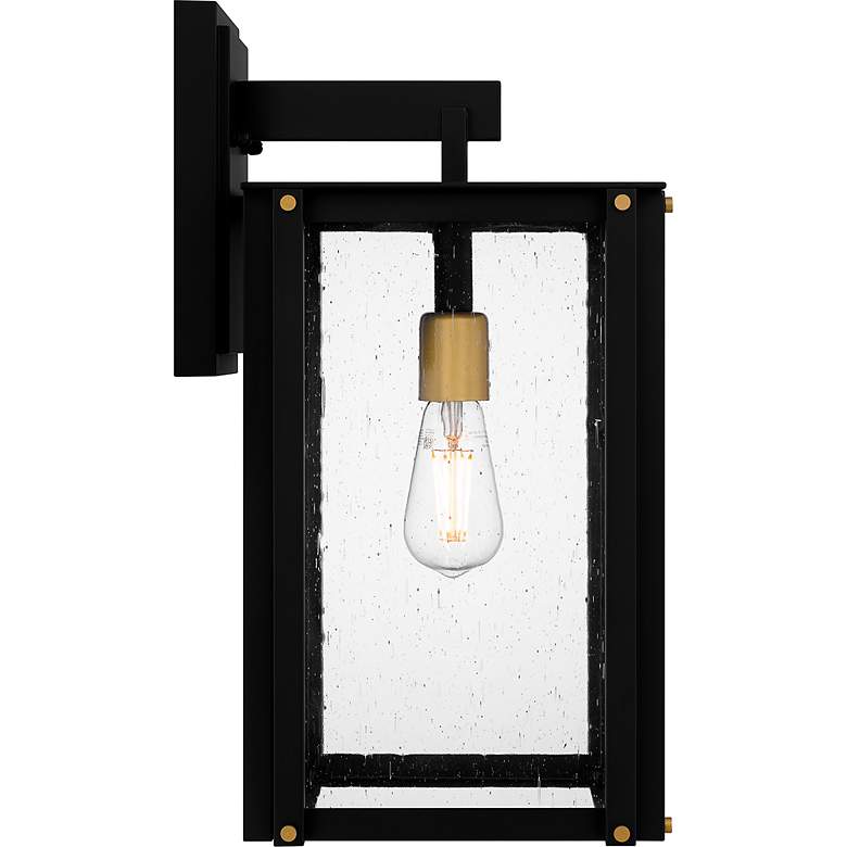 Image 4 Robbins 1-Light Matte Black Outdoor Wall Lantern more views