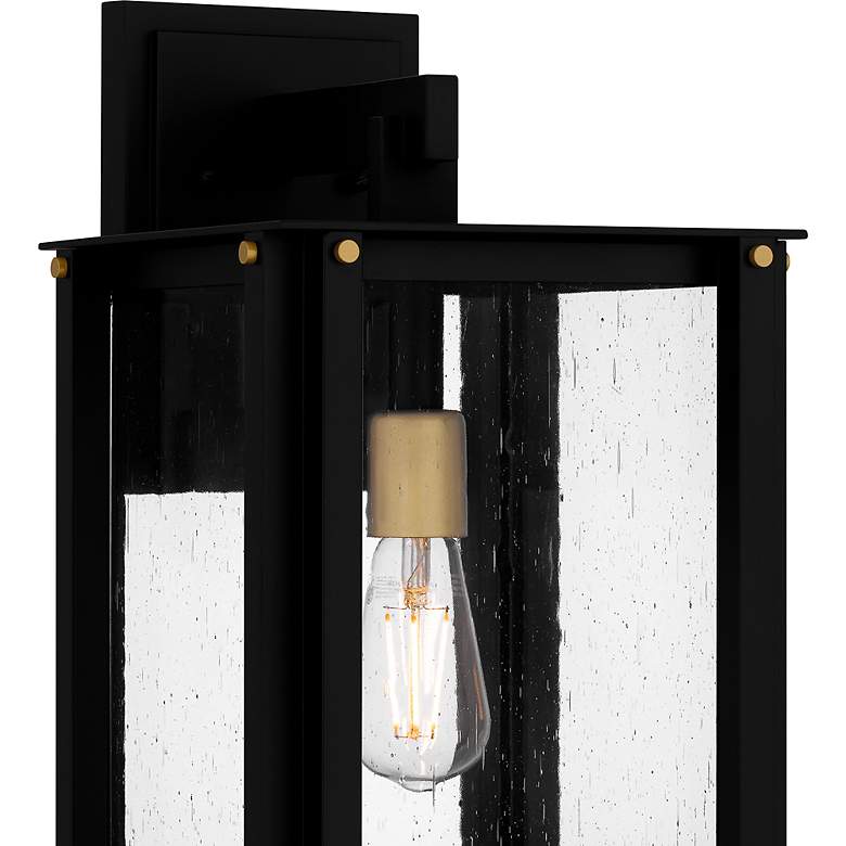 Image 5 Robbins 1-Light Matte Black Outdoor Wall Lantern more views