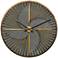 Roberston Glossy Aged Bronze 35" Round Wall Clock