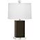 Robert Abbey 19 /14"H Harvey Brown Tea Ceramic Accent Lamp