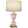 Robert Abbey 24" High Annika Cream Blush and Brass Table Lamp