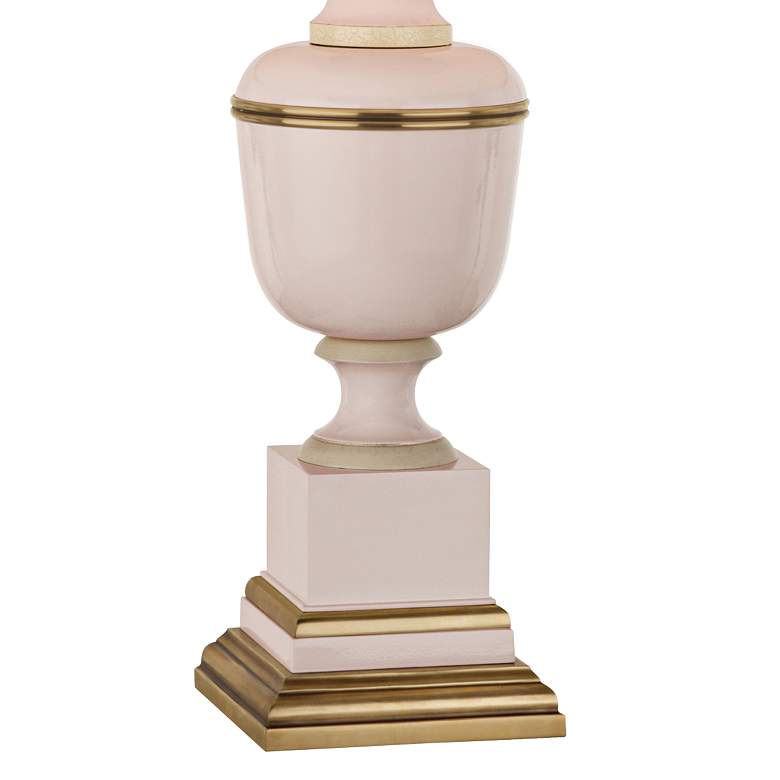 Image 3 Robert Abbey 24" High Annika Cream Blush and Brass Table Lamp more views