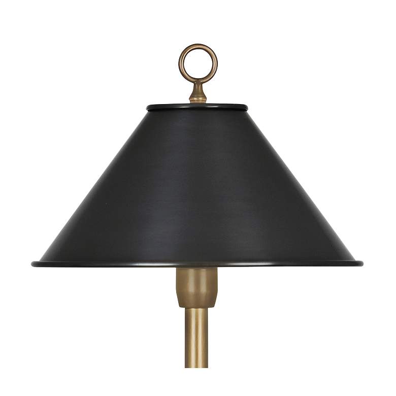 Image 4 Robert Abbey Aaron 26 1/4" High Brass and Bronze Buffet Table Lamp more views
