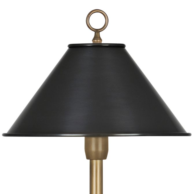 Image 4 Robert Abbey Aaron 31" High Brass and Bronze Buffet Table Lamp more views