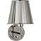 Robert Abbey Aiden 12 1/2" High Polished Nickel Wall Sconce