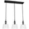 Robert Abbey Albert 33"W Deep Patina Bronze 3-Light Pendant