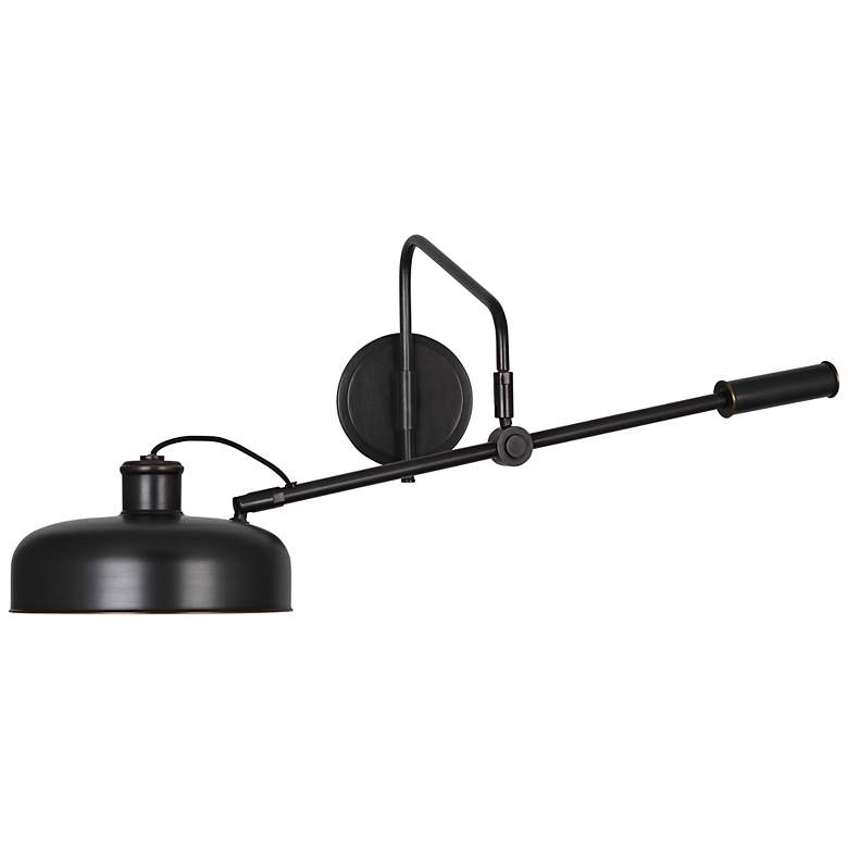 Image 1 Robert Abbey Albert Patina Bronze Wall Mounted Boom Lamp