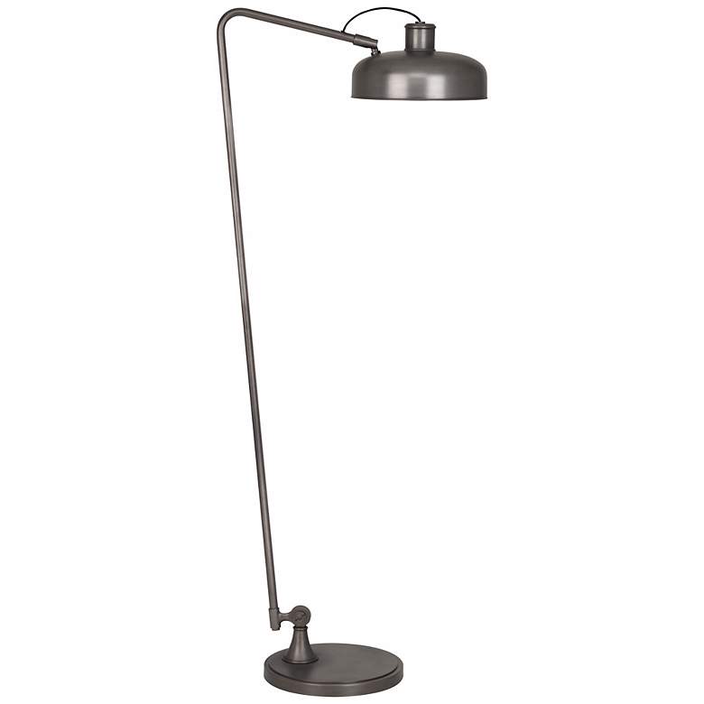 Image 1 Robert Abbey Albert Patina Nickel Floor Lamp