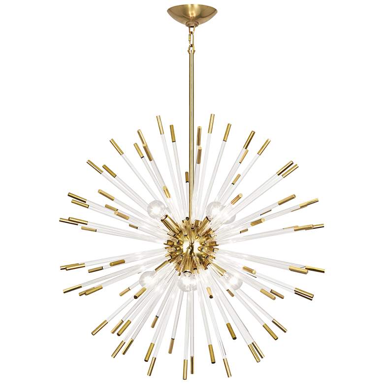 Image 3 Robert Abbey Andromeda 28 inch Wide Modern Brass Pendant Light more views