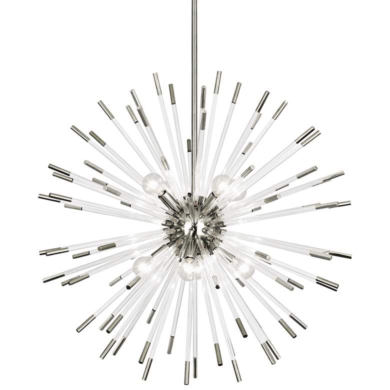 Image 2 Robert Abbey Andromeda 28"W Polished Nickel Pendant Light