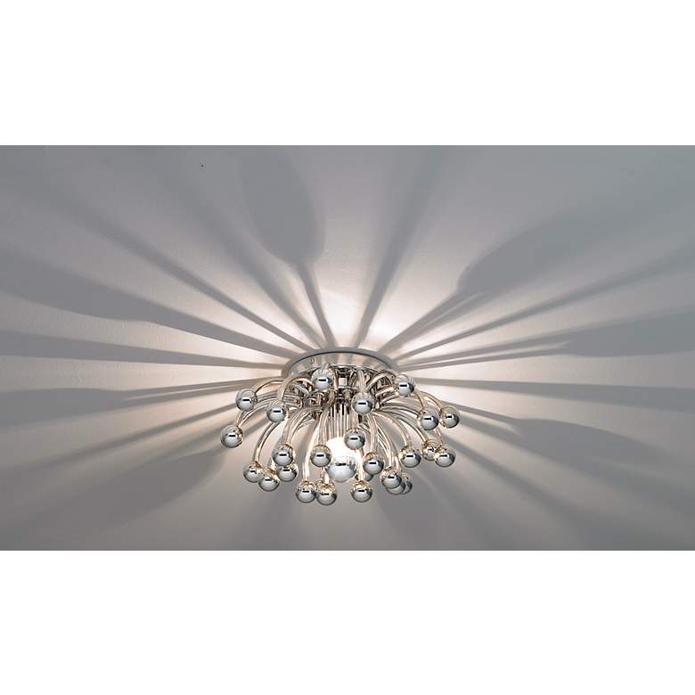 Image 3 Robert Abbey Anemone 13 inch Wide Ceiling or Wall Light more views