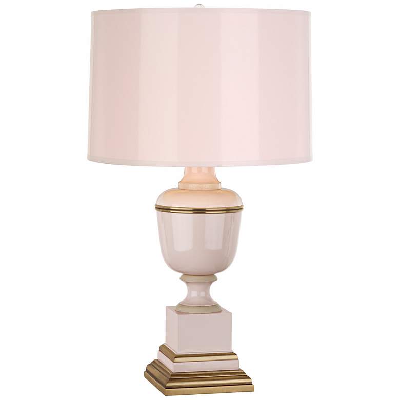 Image 1 Robert Abbey Annika 24 inch High Blush Pink Traditional Accent Table Lamp