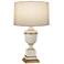 Robert Abbey Annika 24" High Cream Ivory and Brass Table Lamp
