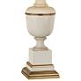 Thumbnail3 of Robert Abbey Annika 24" Painted Parchment Ivory White Accent Lamp more views