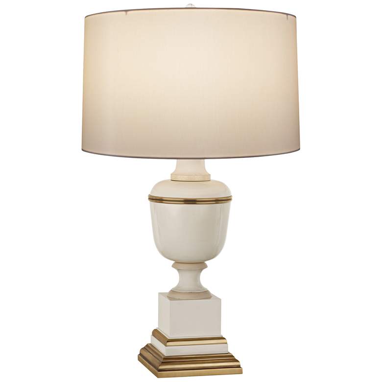 Image 1 Robert Abbey Annika 24" Traditional Ivory and Cloud Cream Lamp