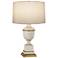 Robert Abbey Annika 24" Traditional Ivory and Cloud Cream Lamp