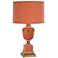 Robert Abbey Annika 24" Traditional Tangerine Orange Accent Lamp