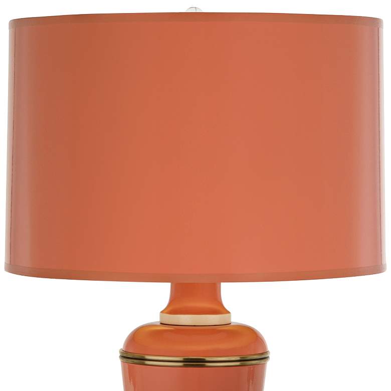 Image 2 Robert Abbey Annika 24" Traditional Tangerine Orange Accent Lamp more views