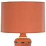 2_Robert Abbey Annika 24" Traditional Tangerine Orange Accent Lamp more views