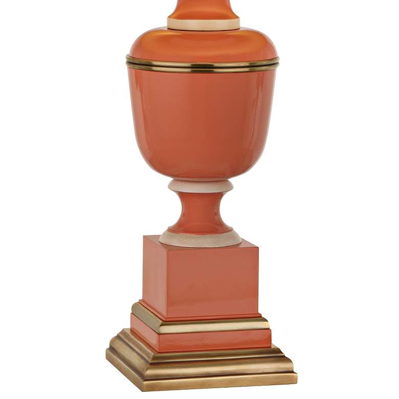 Image 3 Robert Abbey Annika 24" Traditional Tangerine Orange Accent Lamp more views