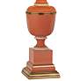 3_Robert Abbey Annika 24" Traditional Tangerine Orange Accent Lamp more views