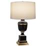 1_Robert Abbey Annika 29 1/2" Black Cloud Cream Shade Table Lamp