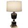 Robert Abbey Annika 29 1/2" Black Cloud Cream Shade Table Lamp