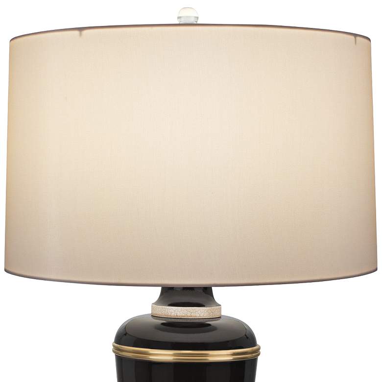 Image 2 Robert Abbey Annika 29 1/2" Black Cloud Cream Shade Table Lamp more views