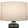 2_Robert Abbey Annika 29 1/2" Black Cloud Cream Shade Table Lamp more views