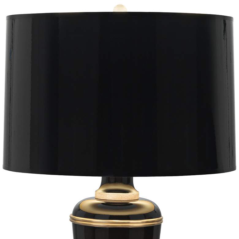 Image 2 Robert Abbey Annika 29 1/2" Brass and Black Traditional Table Lamp more views